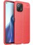 Xiaomi Mi 11 Lite Kılıf Mkst Niss Silikon Kapak-Kırmızı 1