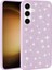 Galaxy S24 Kılıf Parlak Taşlı Tasarım Mkst Pırlanta Kapak-Pembe 2