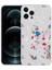 iPhone 12 Pro Max Kılıf Desenli Sert Silikon Mbtm Mumila Kapak-White Rabbit 1
