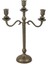 Bronz 3lü Mumluk Şamdan 30x11x43cm 2