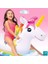 Tutmalı Unicorn Binici Şişme Bot - Çocuk Unicorn Binici Bot -Şişme Tek Boynuzlu At Binici 163X86 cm 5