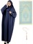 Namaz Elbisesi Eşarp Seccade Tesbih Set, Islami Giyim Takım Ferace Turban Şal 1