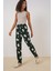 4323 Desenli Pijama Altı - Y.zümrüt 2