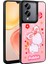 Vivo Y36 5g Kılıf Parlayan Kabartmalı Ikonik Figürlü Zore Amas Silikon Kapak-Pembe 1