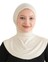 Kadın Boyunluklu Hijab Tesettür Pratik Spor Bone - Bej 1