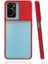 Oppo A96 4g Kılıf Zore Lensi Kapak-Kırmızı 1