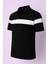 Yarım Patlı Siyah Erkek Polo Yaka T-Shirt 105-4053 3