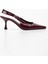 Kadın Estella Bordo Rugan Stiletto 2
