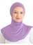 Kadın Boyunluklu Hijab Tesettür Pratik Spor Bone - Lila 1