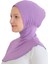Kadın Boyunluklu Hijab Tesettür Pratik Spor Bone - Lila 2