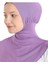 Kadın Boyunluklu Hijab Tesettür Pratik Spor Bone - Lila 4