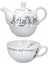 x V&a Alice In Wonderland 250ML Porselen Tek Kişilik Çay Demleme Seti 1