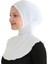 Kadın Boyunluklu Hijab Tesettür Pratik Spor Bone - Beyaz 2