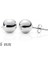 Fırsat Byr 925 Ayar Top Küpe - 6 mm (EA1160219) (8585) Yeni 1