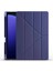 Galaxy Uyumlu Tab S10 Plus Kılıf Zore Tri Folding Kalem Bölmeli Standlı Kılıf-Lacivert 1