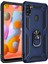 Samsung Galaxy A11 Kılıf Sofya Yüzüklü Silikon Kapak - Lacivert Drstr 1