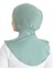 Kadın Boyunluklu Hijab Tesettür Pratik Spor Bone - Açık Yeşil 5
