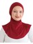 Kadın Boyunluklu Hijab Tesettür Pratik Spor Bone - Bordo 1