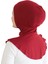 Kadın Boyunluklu Hijab Tesettür Pratik Spor Bone - Bordo 5