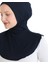 Kadın Boyunluklu Hijab Tesettür Pratik Spor Bone - Lacivert 4