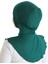 Kadın Boyunluklu Hijab Tesettür Pratik Spor Bone - Zümrüt Yeşili 5