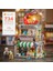 Mini Sokak Sahnesi Yapı Taşları Tam Set Yapboz Oyuncakları Panda Yapı Süsü (Yurt Dışından) 1