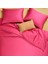 Solıd 300 Tc Çift Kişilik Pamuk Saten %100 Pamuk Saten Nevresim Seti 200X220 cm Fuşya 1