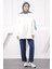 Krem Fiyonk Detaylı Modal Sweatshirt 2