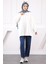 Krem Fiyonk Detaylı Modal Sweatshirt 3