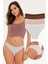 Kadın Fitilli Soft Renkler 3 Lü Slip Külot Set - KTS4053 1