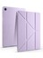 Galaxy Uyumlu Tab A9 Plus Kılıf Zore Tri Folding Kalem Bölmeli Standlı Kılıf-Lila 1