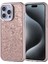 iPhone Uyumlu 15 Pro Max Kılıf Taşlı Tasarımlı Zore Kapi Kapak-Gold 1