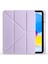 iPad Uyumlu 11.nesil 2025 Kılıf Zore Tri Folding Kalem Bölmeli Standlı Kılıf-Lila 1