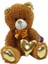 62501 Parlak Kalpli Peluş Ayı 40 cm 2