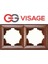 Visage Amazon Ceviz 2 Li Çerçeve - Priz ve Anahtar Için Uyumlu Çerçeve 1