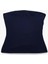 Yeni Sezon Krep Scuba Kumaş Drape Detaylı Asimetrik Straplez Üst 4