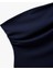Yeni Sezon Krep Scuba Kumaş Drape Detaylı Asimetrik Straplez Üst 5