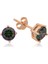 925 Ayar Gümüş Rose 5 mm Mistik Topaz Çivili Küpe (EA1160257) (491491) 1