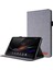 Kumaş Dokulu Kart Yuvaları Stand Deri Kılıf Lenovo Tab M8/tab M8 (2. Nesil)-Gri (Yurt Dışından) 1