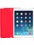 iPad 9.7 Inç (2018)/(2017)/IPAD 5 Tam Gövde Ince Yumuşak Sıvı Silikon Darbeye Dayanıklı Koruyucu Kılıf-Kırmızı (Yurt Dışından) 5