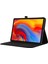 Lenovo Tab M11 Plus Deri Kılıf Kart Tutucu Kumaş Doku Tablet Standı Kapağı-Siyah (Yurt Dışından) 4