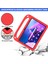 Lenovo Tab M10 (3. Nesil) TAB-328F Kickstand Tablet Kılıfı El Tutacağı Düşmeye Karşı Eva Tablet Kılıfı-Kırmızı (Yurt Dışından) 4