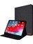 Kumaş Dokulu Kart Yuvaları Standı Deri Kılıf iPad Pro 12.9 (2022)/(2021)/(2020)/(2018)-SIYAH (Yurt Dışından) 1