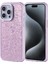 iPhone Uyumlu 15 Pro Max Kılıf Taşlı Tasarımlı Zore Kapi Kapak-Lila 1