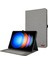 Xiaomi Pad 6s Pro 12.4 Kılıf Kumaş Doku Deri Tablet Standı Kapak Kart Tutucu Ile-Gri (Yurt Dışından) 1