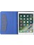 iPad 9.7 Inç (2018)/(2017)/IPAD Air (2013)/AIR 2 Tablet Kılıfı Kumaş Doku Deri Koruyucu Kapak Kart Yuvalı Stand-Mavi (Yurt Dışından) 2