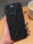 Iphone 16 Pro Uyumlu Kılıf Mat Siyah Leopar Desenli Yumuşak Kamera Korumalı Kapak 1