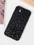 Iphone 11 Uyumlu Kılıf Mat Siyah Leopar Desenli Darbelere Dayanıklı Yumuşak Kamera Korumalı Kapak 2