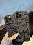 Iphone 14 Pro Max Uyumlu Kılıf Mat Siyah Leopar Desenli Yumuşak Kamera Korumalı Kapak 3
