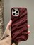 Iphone 12 Pro Max Uyumlu Kılıf Lüks Parlak Elektroliz Darbelere Karşı Dayanıklı Yumuşak Kapak Bordo 1